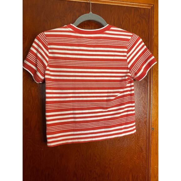 XS Me to We Striped Nautical Cropped Top - Picture 2 of 6